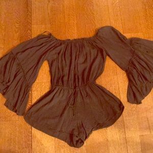 Romper beach coverup